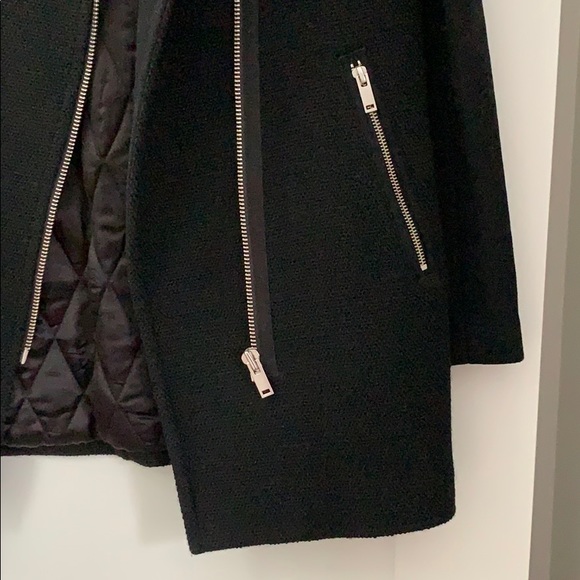 Aritzia • Wilfred Free Black Pea Coat - Picture 3 of 6